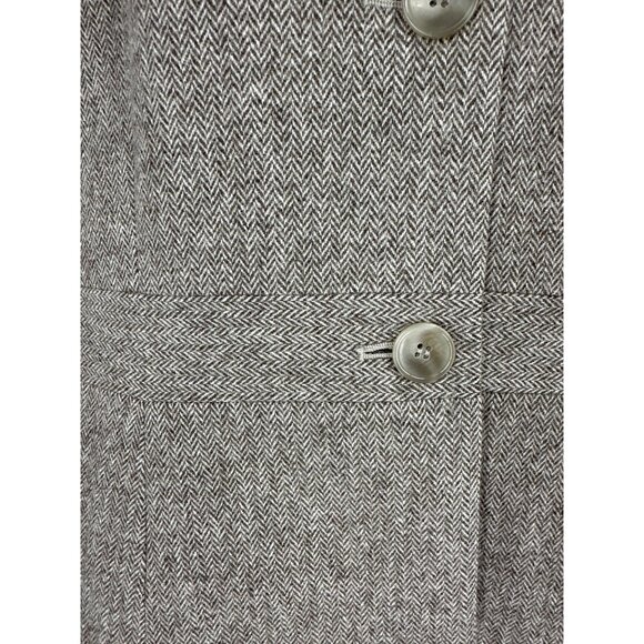 Ann Taylor Loft Virgin Wool Blend Button Front Blazer Women's Size 8 - Picture 3 of 8